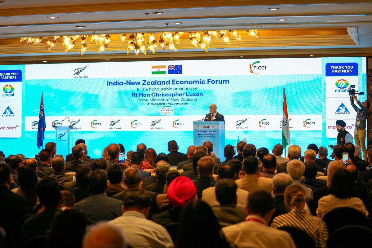Discussing the future of NZ-India business and economic relations at the first NZ-India CEO Forum.

There are clear opportunities to both New Zealand and India by deepening our economic partnership. 

We’re committed to driving mutual growth to grow jobs and incomes in both our