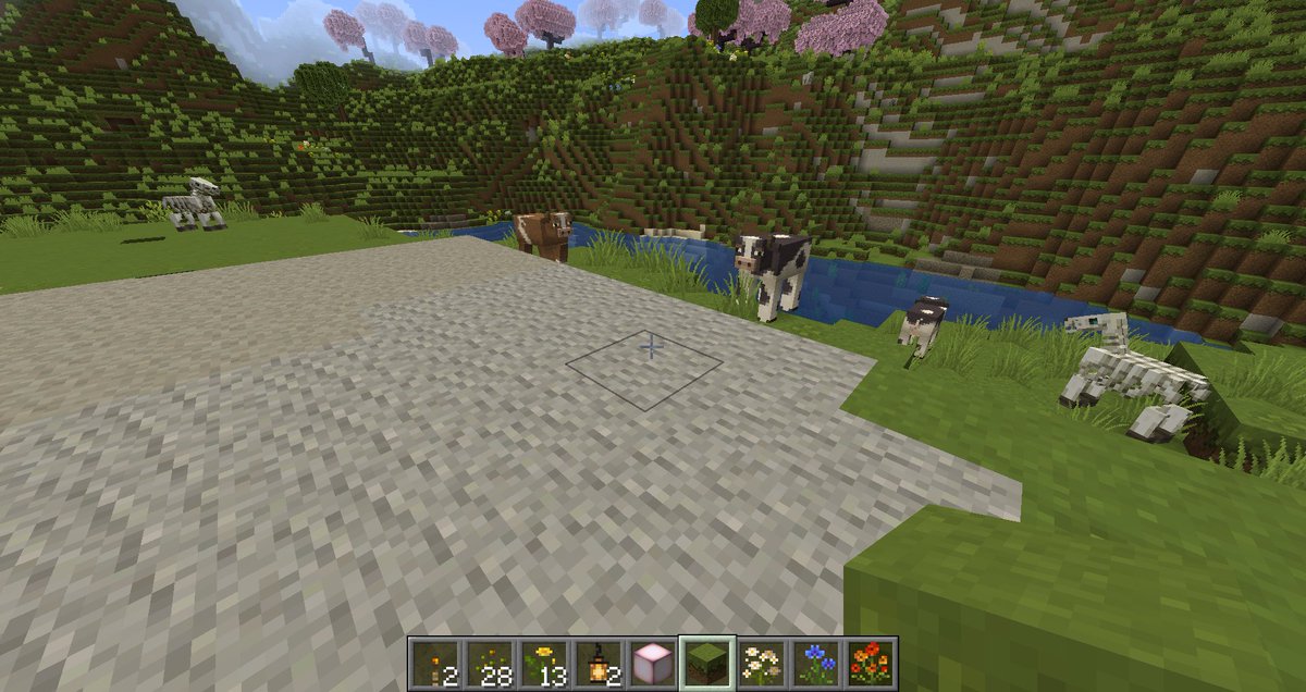 minebazabiel's tweet image. ちょっと　トイレにいって
電話してた隙に。。。
骨の馬が大量生産されていました・・・
おやぁ？

#MinecraftJava