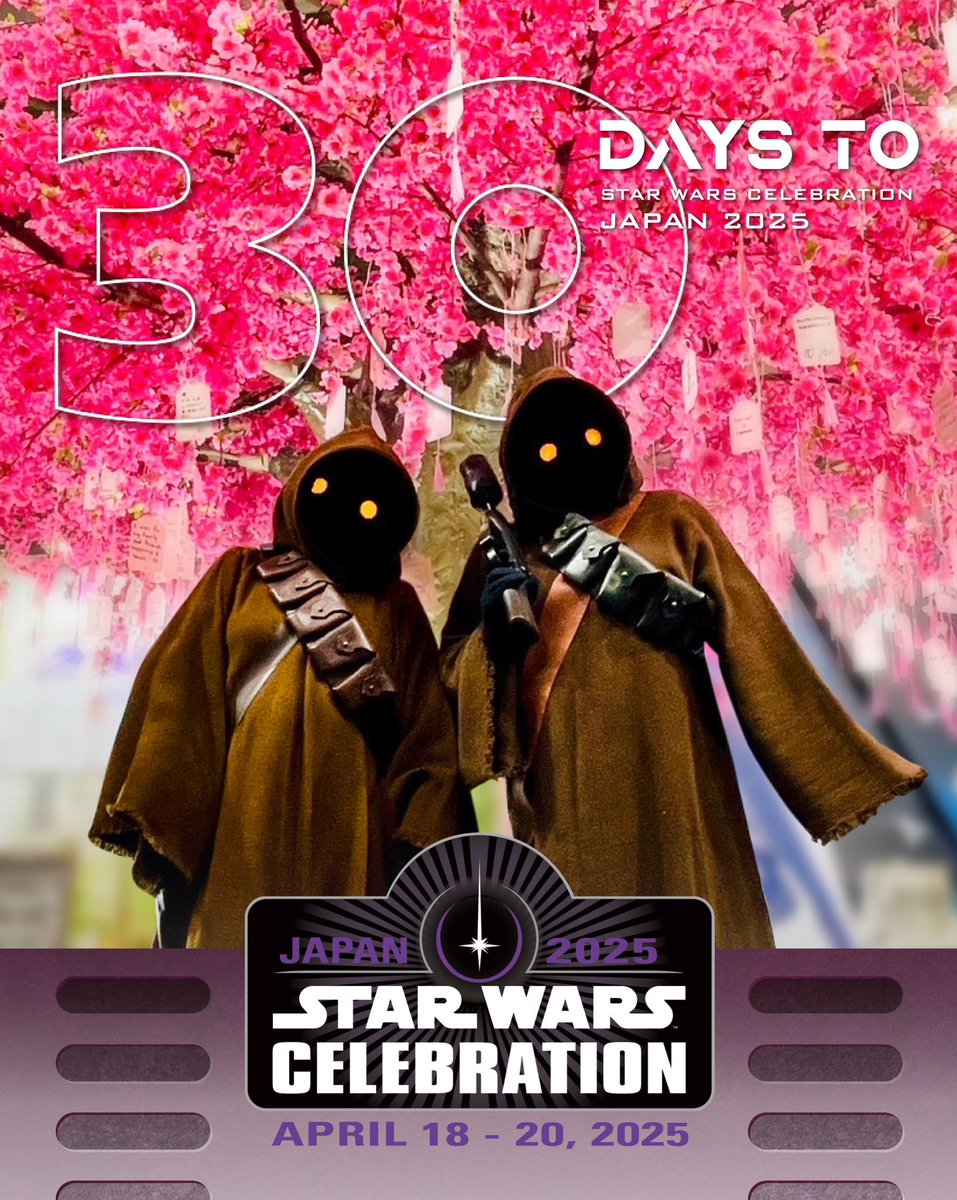 スター・ウォーズ セレブレーション ジャパン 2025まであと30日‼️
早春の暖かな日差しに桜の蕾も膨らみ始め、私たちも心を躍らせています。

#SWCJ準備中
#501st #501stlegion #501stJapaneseGarrison