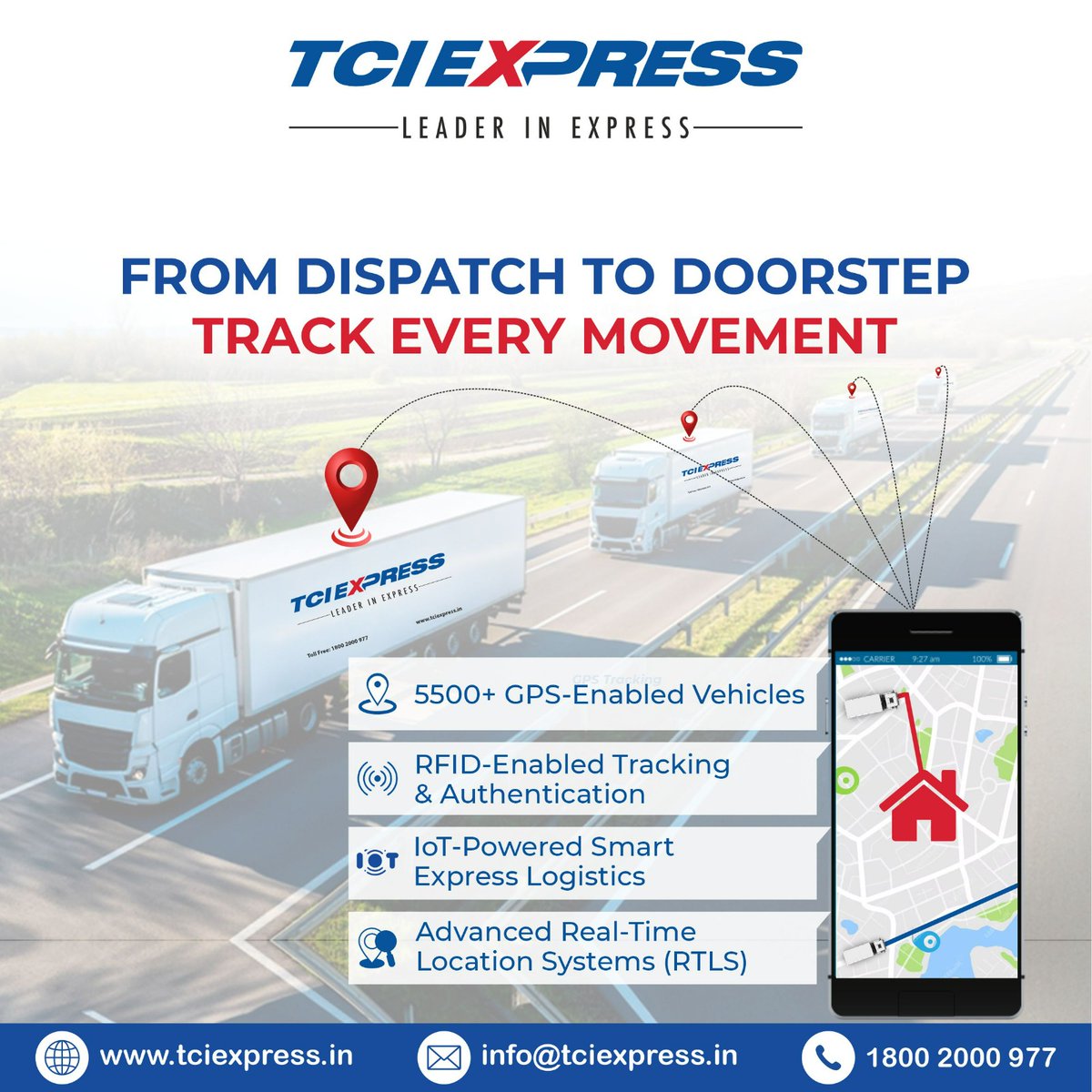 TCIExpressLtd's tweet image. With TCIEXPRESS’s advanced tracking technology, you’ll know exactly where your shipment is at every stage. Experience seamless transparency and real-time updates, ensuring your delivery stays on course without any uncertainty.
#TCIEXPRESS #ExpressDelivery #RFID-Enabled…