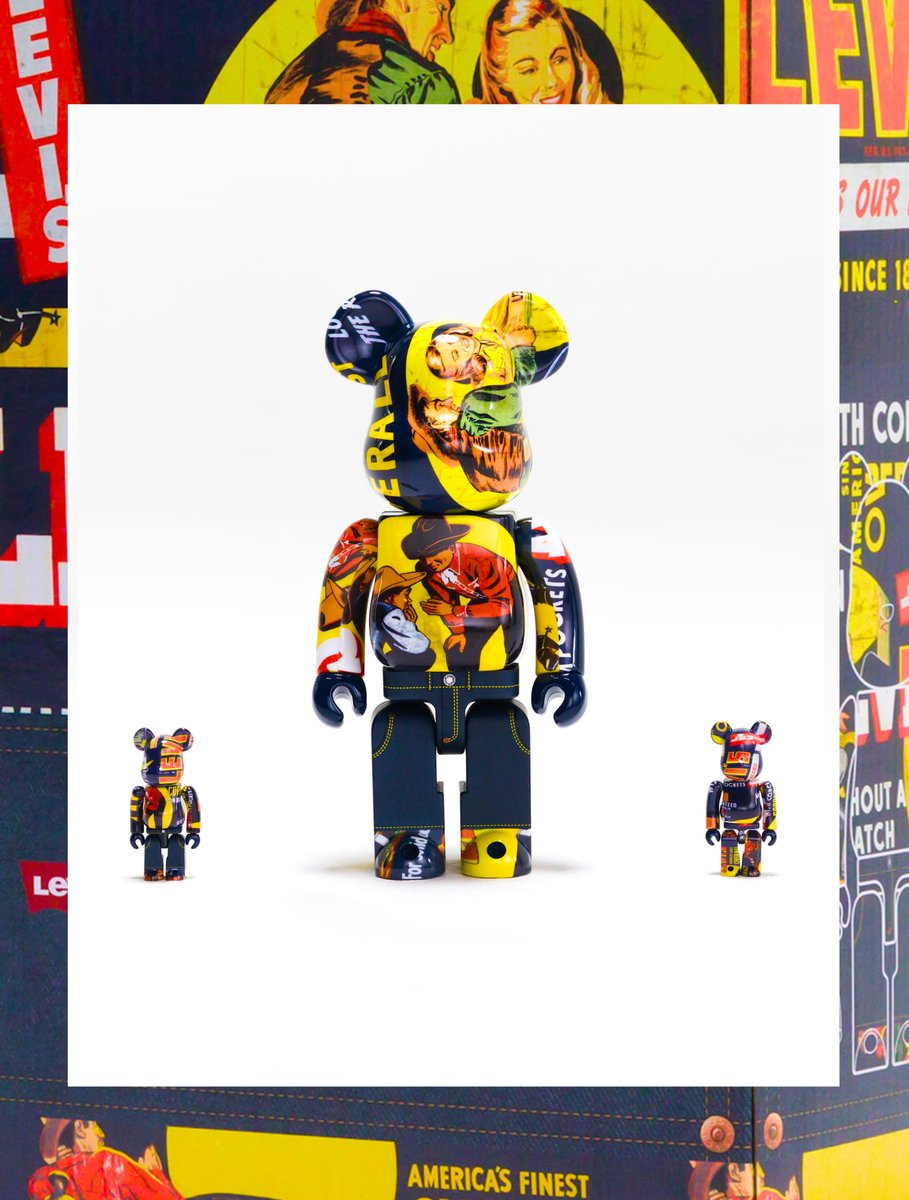 fullress's tweet photo. Levi'sのデニムを履いたベアブリックが2025年 3/21 発売 (リーバイス BE@RBRICK)

・リーバイスオンライン 先行発売 3/21~
・メディコム・トイ直営店舗及びオンラインストア 3/22 12:00~

>> https://t.co/kryP2Hci0Q https://t.co/hJrb1KyJeQ