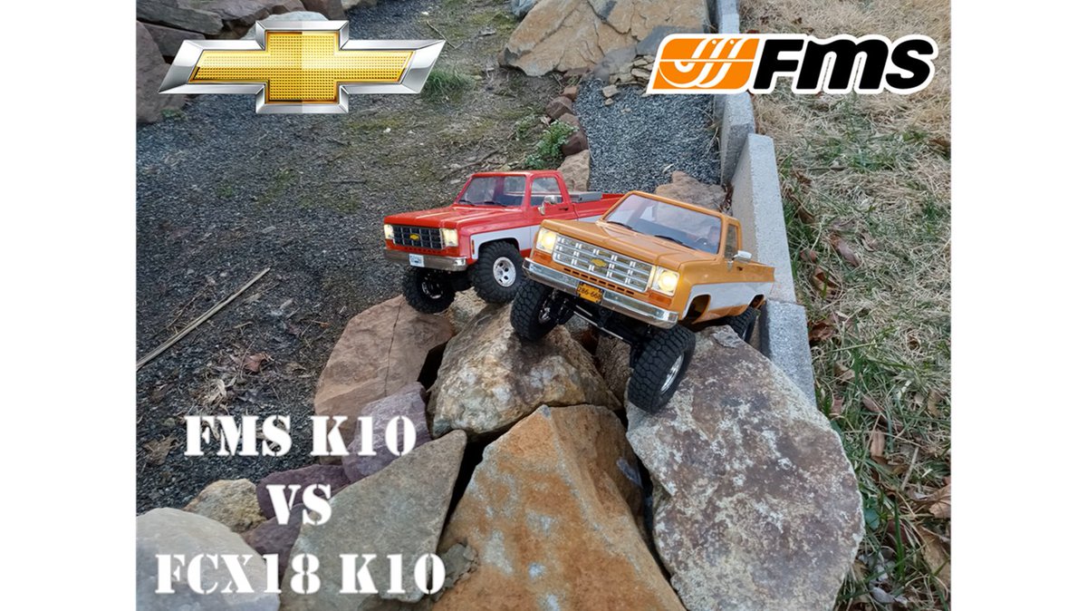 RCCarGarage1's tweet photo. New Video out now the FMS Battle lightly modified old school FMS Chevy K10 Vs FCX18 K10 which one does it better check out the Video to find out
https://t.co/IgsBXYRIzx https://t.co/6YnJbIXO74