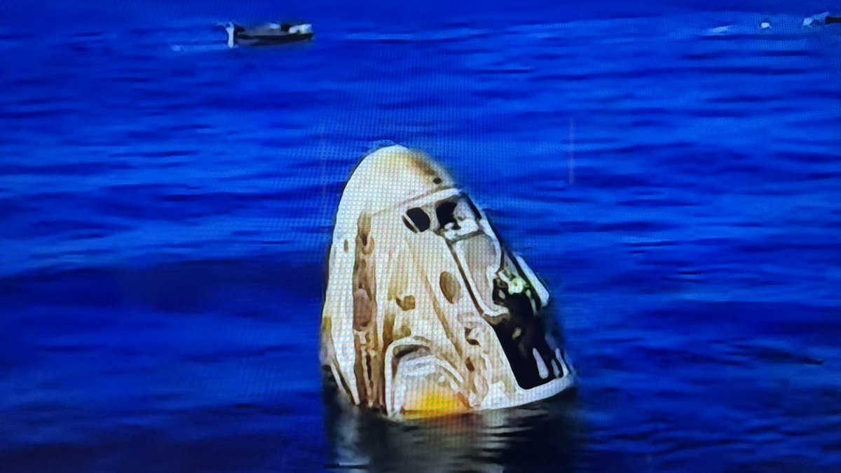 BISWAA10's tweet photo. Today's most beautiful footage👌🏻

The smile on our faces tells us that we were victorious✌🏻

All four astronauts have safely returned to 🌎Earth

#sunitawilliamsreturn #SunitaWilliams
#SunitaWilliamsinspace #WelcomeBackSunitaWilliams #SpaceX #spacexdragon #NASA https://t.co/JbKFJrOcil