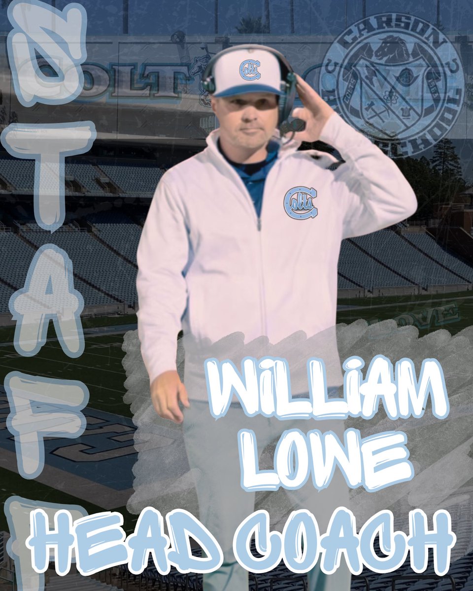 Carson Colts Football (@carsoncolts_fb) on Twitter photo It’s time to start introducing our new staff at Carson High School!
Let’s Welcome our new Head Coach <a href="/CoachWLowe/">Coach William Lowe</a>! He brings a wealth of experience to Carson. He is a winner. From Lincoln High in Kansas City to Rancho Christian in the southern section. Expect the same! It’s time to start introducing our new staff at Carson High School!
Let’s Welcome our new Head Coach <a href="/CoachWLowe/">Coach William Lowe</a>! He brings a wealth of experience to Carson. He is a winner. From Lincoln High in Kansas City to Rancho Christian in the southern section. Expect the same!