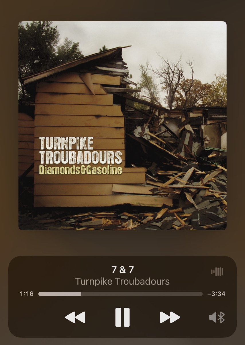 She use to tell me “it’s me and you vs the world”
Turns out it’s just me and some band from  Tahlequah, Oklahoma called the turnpike troubadours vs the world