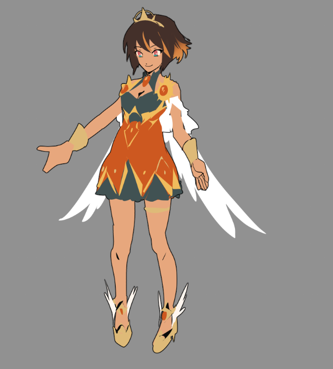 this magical girl solaria design i never finished