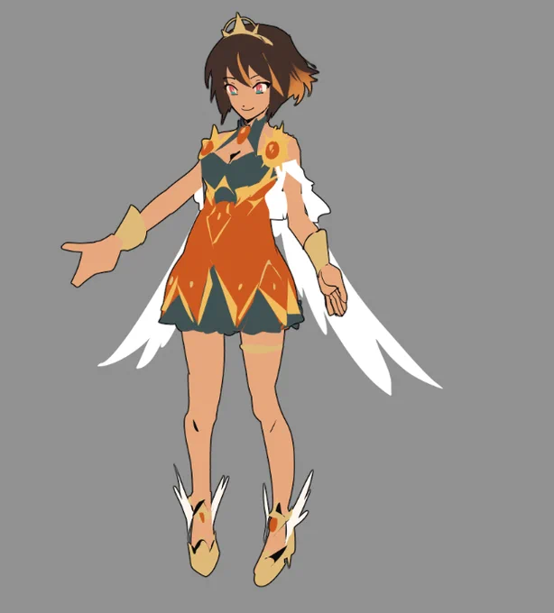 this magical girl solaria design i never finished 