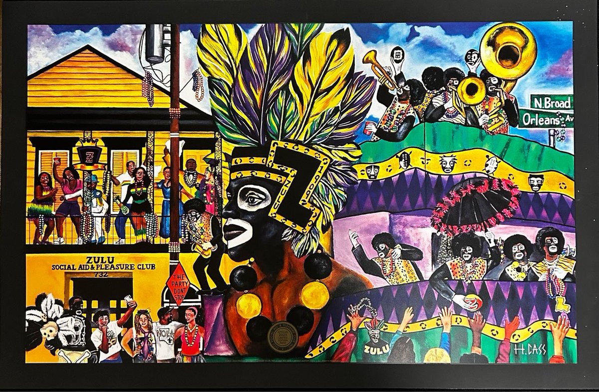 Dillard University celebrates the achievement of Harry Cass ‘04, an alumnus who was commissioned to create the exclusive 2025 Zulu Aid &amp; Social Pleasure Club Commemorative Poster.

For more on his work, visit hcassstudios.com or follow his journey through Respect the Arts.