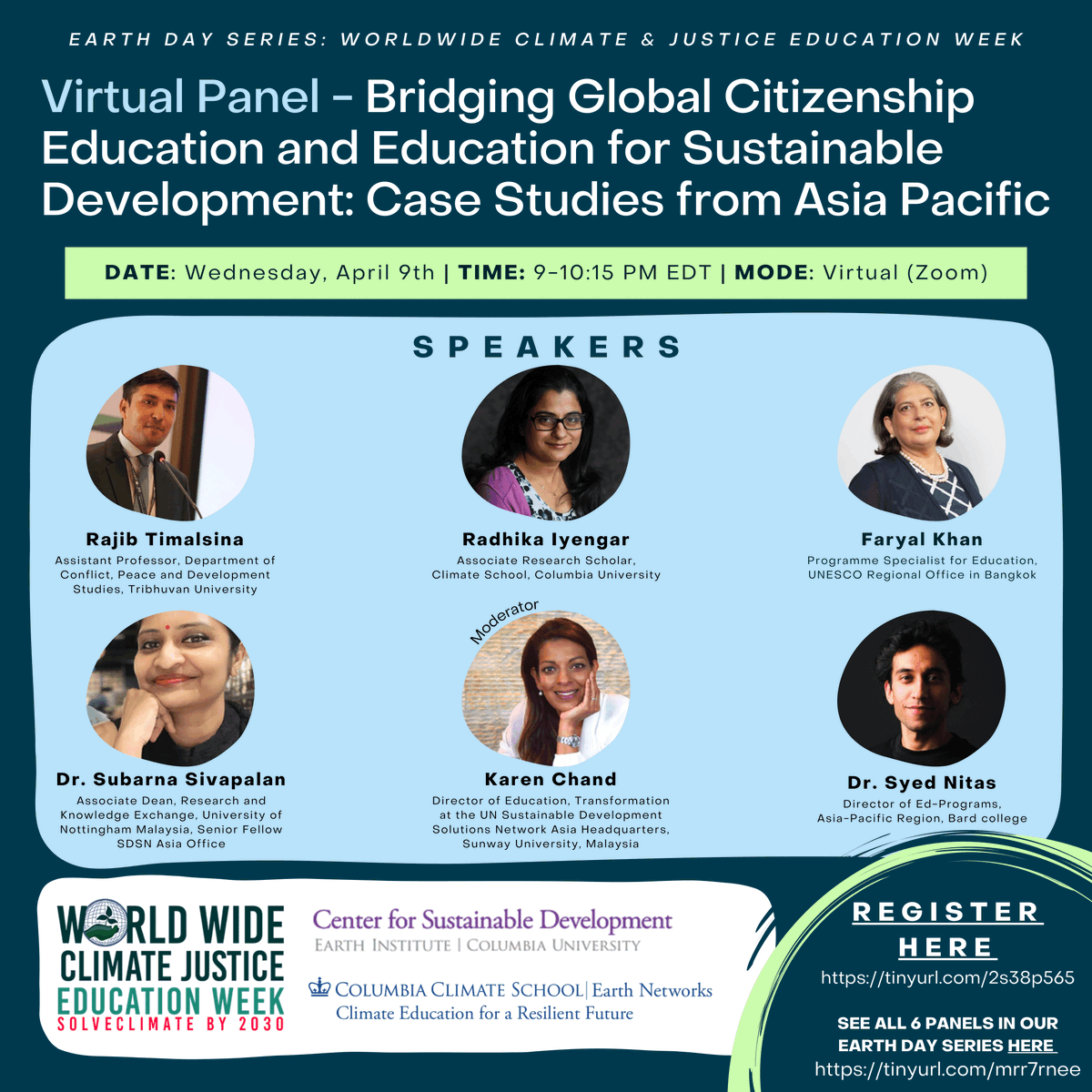 Join us during Worldwide #Climate and #Justice Education Week for an insightful event exploring how GCED and ESD can be bridged through mindfulness practices.
Register here 👉actionnetwork.org/events/bridgin…