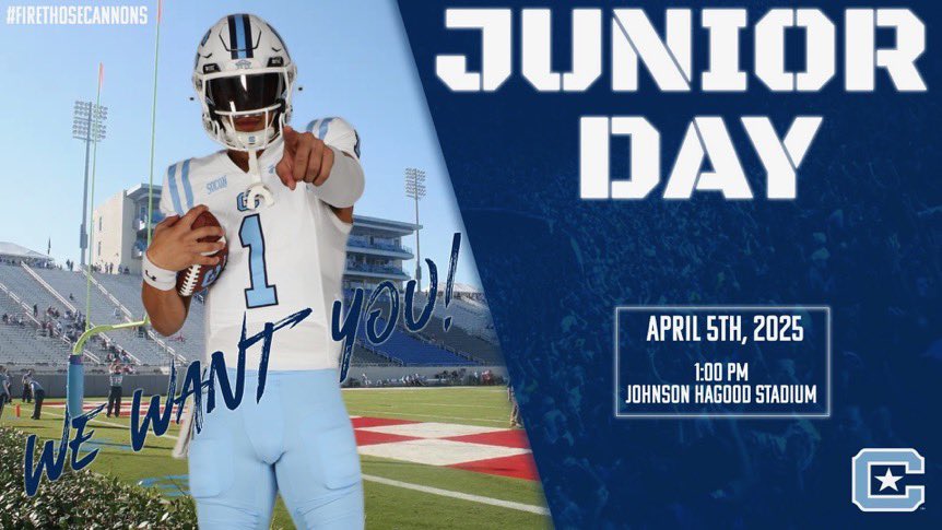 Terence Johnson (@terence2026) on Twitter photo I’m happy to be invited back to the Citadel for Junior Day.
<a href="/AdOceanside/">Oceanside Athletics</a> <a href="/LandsharkFB/">Oceanside Landshark Football</a> <a href="/CoachLaPradOCA/">Brent LaPrad</a> <a href="/David_Moore5/">David Moore</a> I’m happy to be invited back to the Citadel for Junior Day.
<a href="/AdOceanside/">Oceanside Athletics</a> <a href="/LandsharkFB/">Oceanside Landshark Football</a> <a href="/CoachLaPradOCA/">Brent LaPrad</a> <a href="/David_Moore5/">David Moore</a>