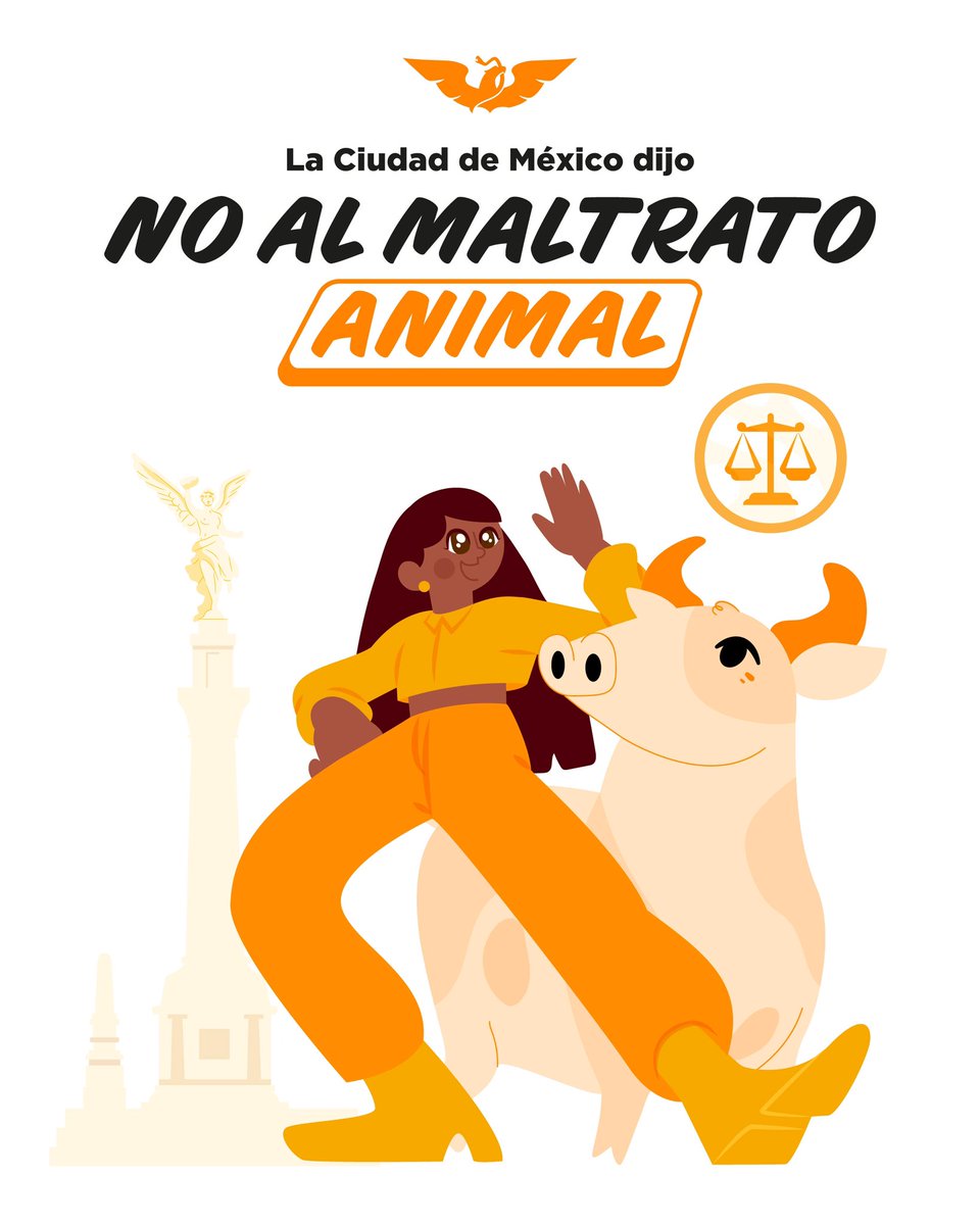 MovCiudadanoCMX's tweet image. ¡La Ciudad de México avanza frente el maltrato animal! 🐂🧡 
En Movimiento Ciudadanos sabemos que ningún espectáculo vale el sufrimiento de un animal, por eso seguiremos promoviendo iniciativas que cuiden y respeten sus derechos✨.