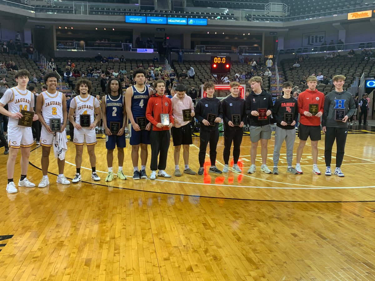 St. Elizabeth Healthcare Sports (@sehsports) on Twitter photo Congratulations to all the athletes who made the <a href="/StElizabethNKY/">St. Elizabeth</a> Ninth Region All-Tournament Team.
<a href="/bluebirdhoops/">Kevin Listerman</a> <a href="/CovCathHoops/">Cov Cath Hoops</a> <a href="/DH_Basketball/">DH Boys Basketball</a> <a href="/RyleRaiderbball/">Ryle Boys Basketball</a> <a href="/hchs__athletics/">HCAD</a> <a href="/LMHSAthletics/">Lloyd Memorial High School Athletics</a> <a href="/cooperjagsbb/">Cooper Basketball</a> <a href="/Newport_BBall/">Newport Boys Basketball</a> Congratulations to all the athletes who made the <a href="/StElizabethNKY/">St. Elizabeth</a> Ninth Region All-Tournament Team.
<a href="/bluebirdhoops/">Kevin Listerman</a> <a href="/CovCathHoops/">Cov Cath Hoops</a> <a href="/DH_Basketball/">DH Boys Basketball</a> <a href="/RyleRaiderbball/">Ryle Boys Basketball</a> <a href="/hchs__athletics/">HCAD</a> <a href="/LMHSAthletics/">Lloyd Memorial High School Athletics</a> <a href="/cooperjagsbb/">Cooper Basketball</a> <a href="/Newport_BBall/">Newport Boys Basketball</a>