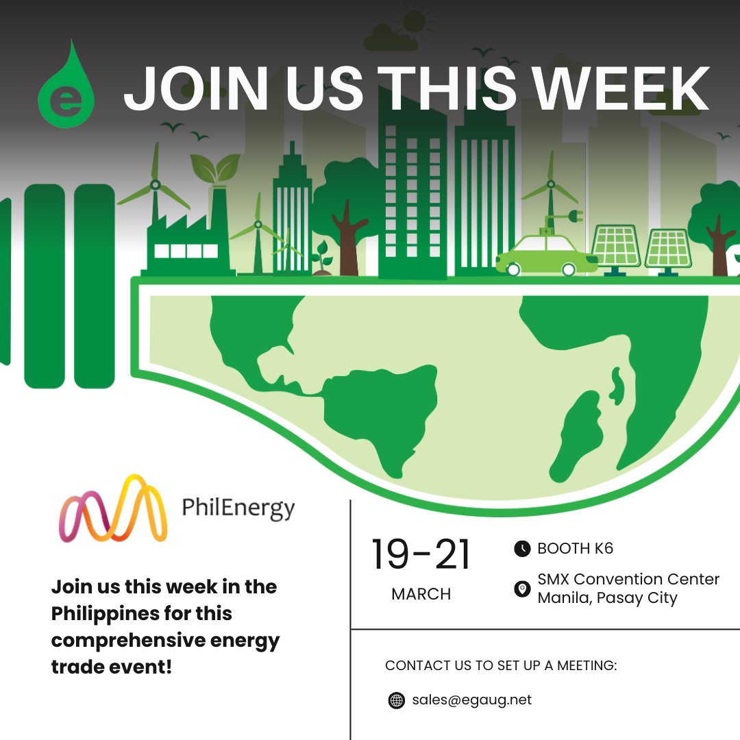 Our team is excited to be in the Philippines this week for PhilEnergy 2025! 

Can’t make it to PhilEnergy? We’ll be in Dallas next week for DISTRIBUTECH from March 25-27—hope to see you there!

Want to connect? Email us at Sales@egauge.net.

#eGaugeSystems #PhilEnergy2024