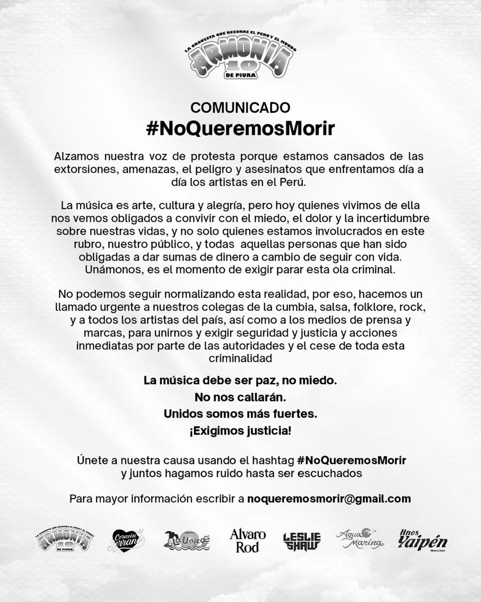 #NoQueremosMorir