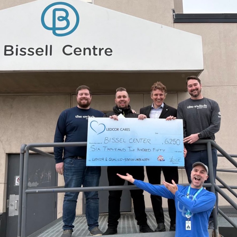 Community support makes all the difference! 🩵

Huge thanks to <a href="/LedcorGroup/">Ledcor</a> &amp; <a href="/QualicoYEG/">QualicoYEG</a> for their generous $6,250 donation! Your commitment helps keep vital programs running &amp; strengthens Edmonton’s core. We're grateful for your support!

#YEG