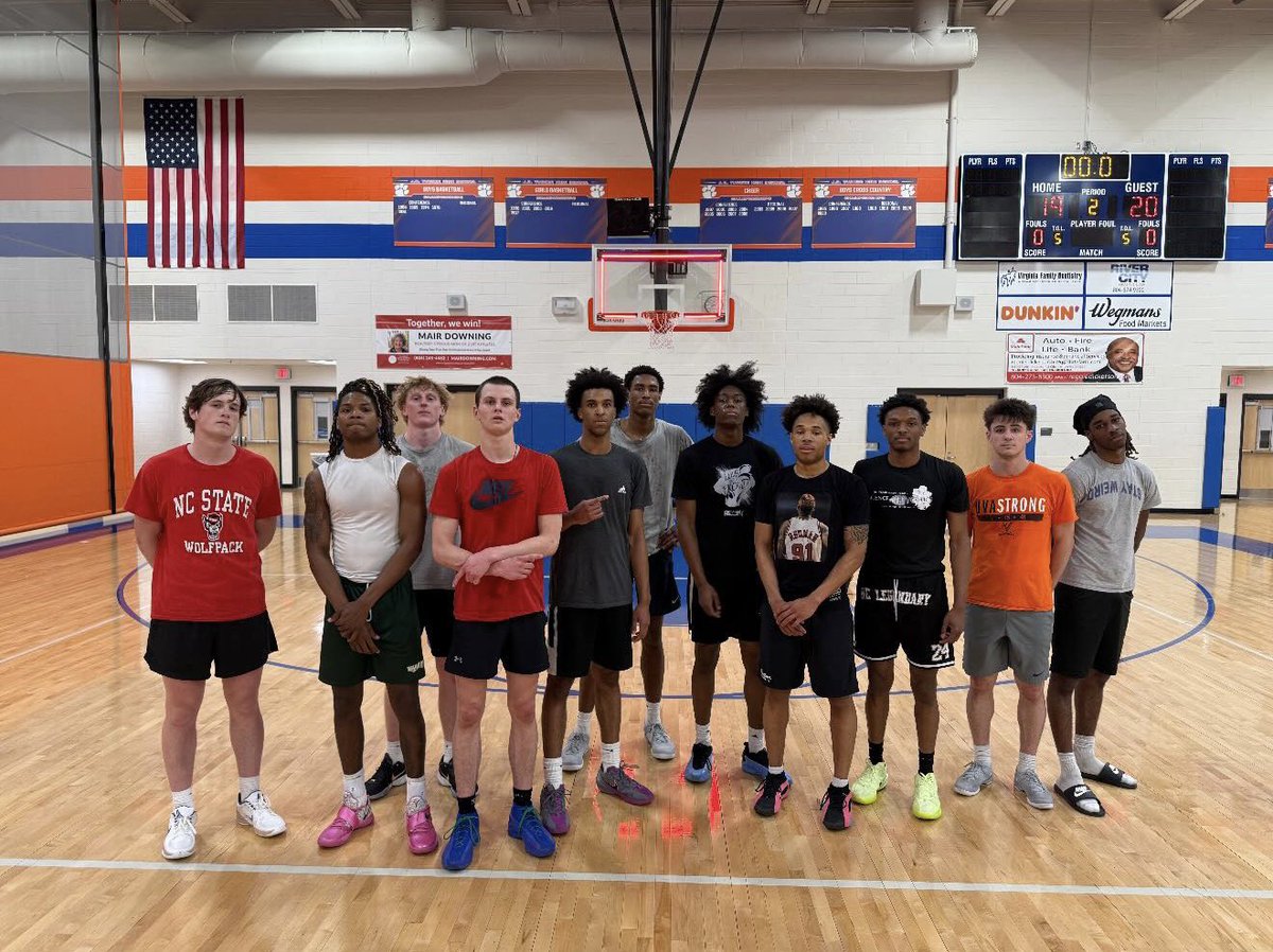 North guys getting ready for Saturday