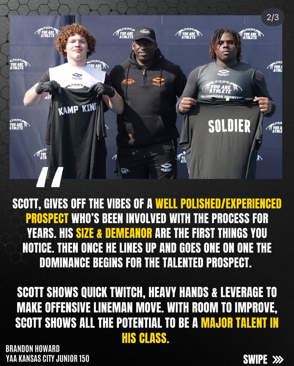 Jarell Scott ✟ 2029 (@jarellscott_) on Twitter photo Thank you <a href="/youareathlete/">You Are Athlete</a> for the ✍🏾🆙.
I’m out here working to be the best in my class. Freshman yr is here baby so COUNT ME IN🦍💪🏾 Thank you <a href="/youareathlete/">You Are Athlete</a> for the ✍🏾🆙.
I’m out here working to be the best in my class. Freshman yr is here baby so COUNT ME IN🦍💪🏾