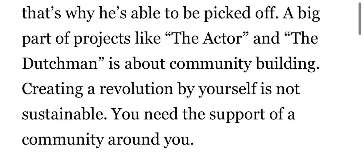 Zachary Lee (@zacharoni22) on Twitter photo “Are we allowed to remake ourselves?”
A real pinch me moment was being able to sit down & chat w/ André Holland for <a href="/ebertvoices/">RogerEbert.com</a> to discuss THE ACTOR, THE DUTCHMAN, EXHIBITING FORGIVENESS, Howard Thurman, what he’s learning at Harvard, & how trust leads to great art. Link ⬇️ “Are we allowed to remake ourselves?”
A real pinch me moment was being able to sit down & chat w/ André Holland for <a href="/ebertvoices/">RogerEbert.com</a> to discuss THE ACTOR, THE DUTCHMAN, EXHIBITING FORGIVENESS, Howard Thurman, what he’s learning at Harvard, & how trust leads to great art. Link ⬇️