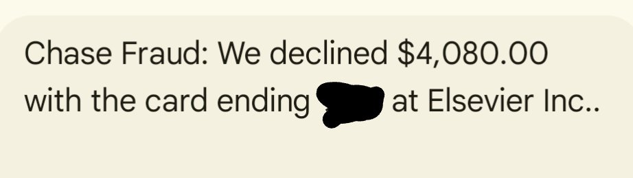 Even JP Morgan Chase thinks charging scientists thousands to publish is a scam!!!