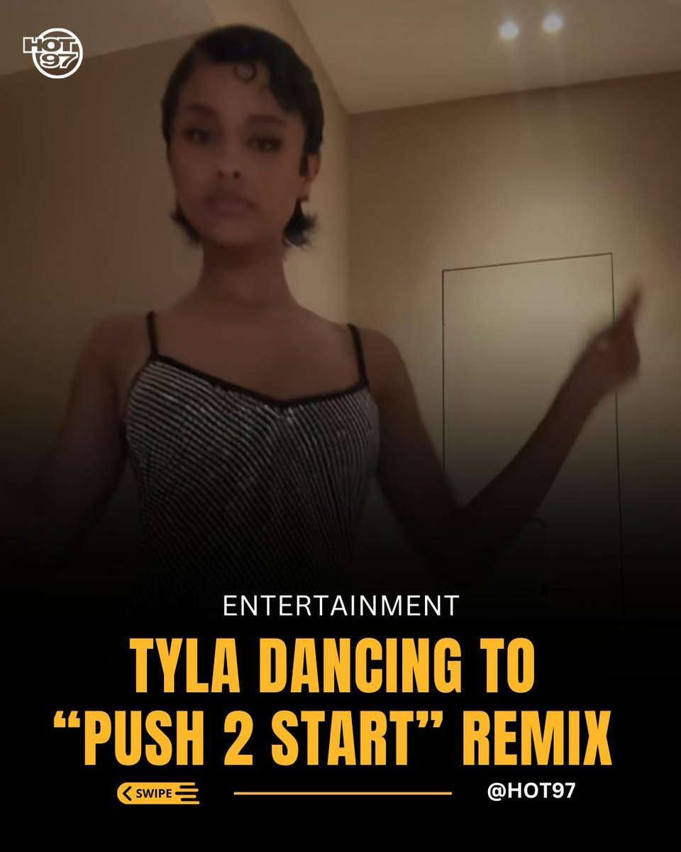HOT97's tweet image. #Tyla dancing and listening to #SeanPaul&apos;s part on  her &apos;Push 2 Start&apos; remix 👀🔥