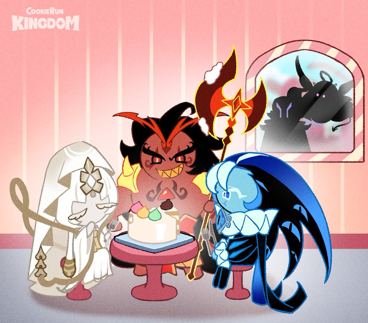 CRKingdomEN's tweet image. 🎂The Beast Cookies found a cake shop! They fell in love with the sweet charm of cake! 👀💕

What kind of cake did you prepare for Beast Cookies?

#CookieRun #CookieRunKingdom #CRK #MysticFlourCookie #BurningSpiceCookie #ShadowMilkCookie