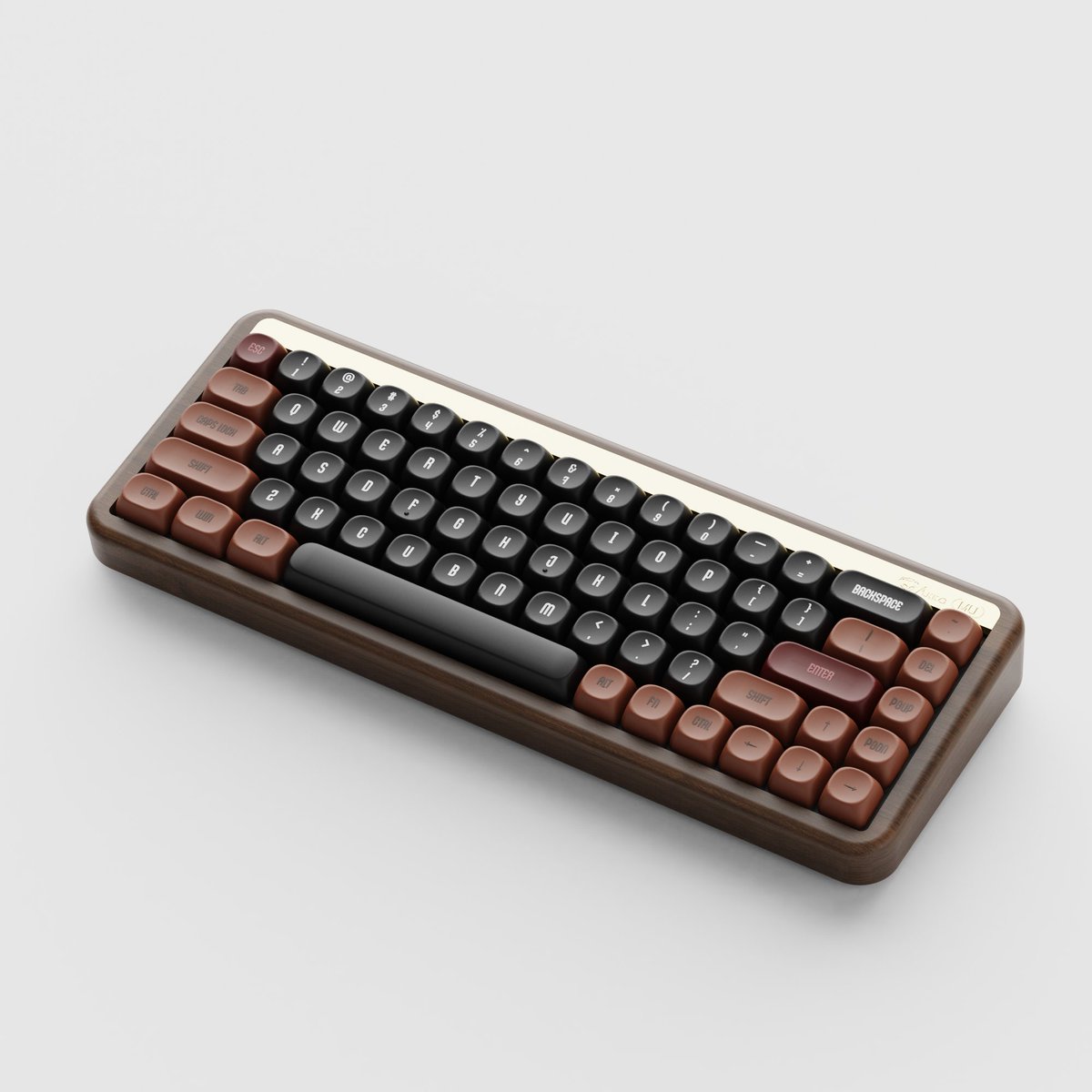 AkkogearJP's tweet photo. #Akko から温かみのあるデザインが特徴の木製メカニカルキーボードが本日発売開始🎉

65％と75％、2種類のサイズからお選びください。
また、口の中でとろけるような柔らかい丸いパンにインスパイアされたデザインのキーキャップも合わせて発売を開始します。

詳細はこちら👇
https://t.co/DeHIqbptFM https://t.co/pznEXqol29