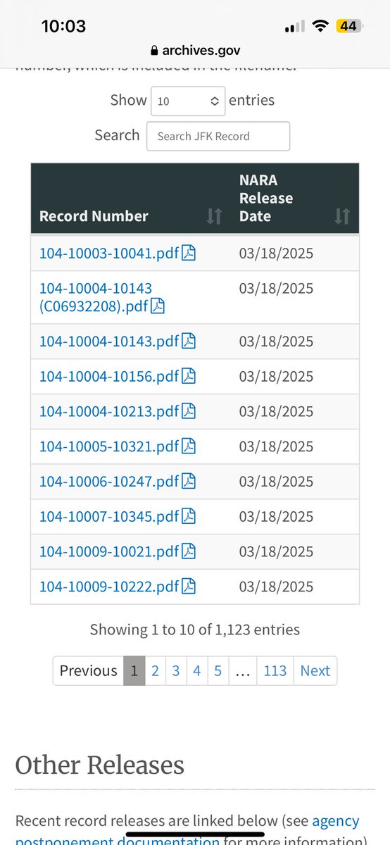 There are a ton of new pages released in the #JFKassassination files… lots of interesting entries.