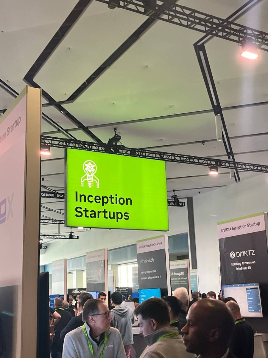 palmaierc's tweet photo. $PALM AI at @NVIDIAGTC 2025 - Day 1

Today was the first day of both the keynote and exhibits at the NVIDIA GTC conference in San Jose. Our team was specifically invited to re-attend the event as we did so last year, and we took up the invite.

Our team was at the NVIDIA Inception Program (which we have been a member of for over a year now) Startup Corner networking with fellow industry pioneers and sharing thoughts and contacts.

We took part in the keynote as far as listening to some announcements, but nothing major has been in our opinions announced yet from NVIDIAs end. The Blackwell chips which we posted about already last year were on display and will at some point become the standard for running extremely advanced reasoning models. Though retail date is unspecified, we want to be a part of that future as soon as possible.

More updates will be rolling in daily from the exhibitions and individual posts will be made in our Telegram community. In terms of technical updates, the next step for the Parrot Frameworks trading system is about to be taken.

There are a lot of things to look out for coming from us in 2025. Stay tuned for that.