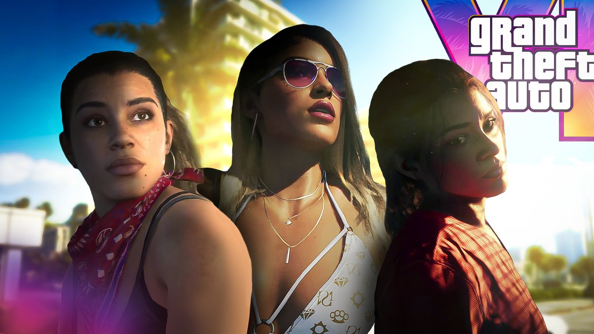 Sumes_hp's tweet photo. Lucia GTA 6 #GTA6 #composition https://t.co/po3vm4TGQN
