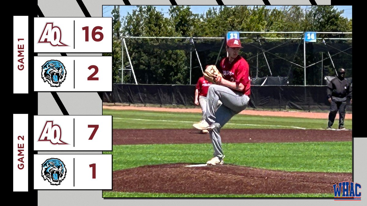 SAINTS SWEEP!!!

The Aquinas College baseball team had two dominant sweeps in today's (Mar. 18) double header versus Grace Christian. #SaintsMarchOn #AQYEAH
