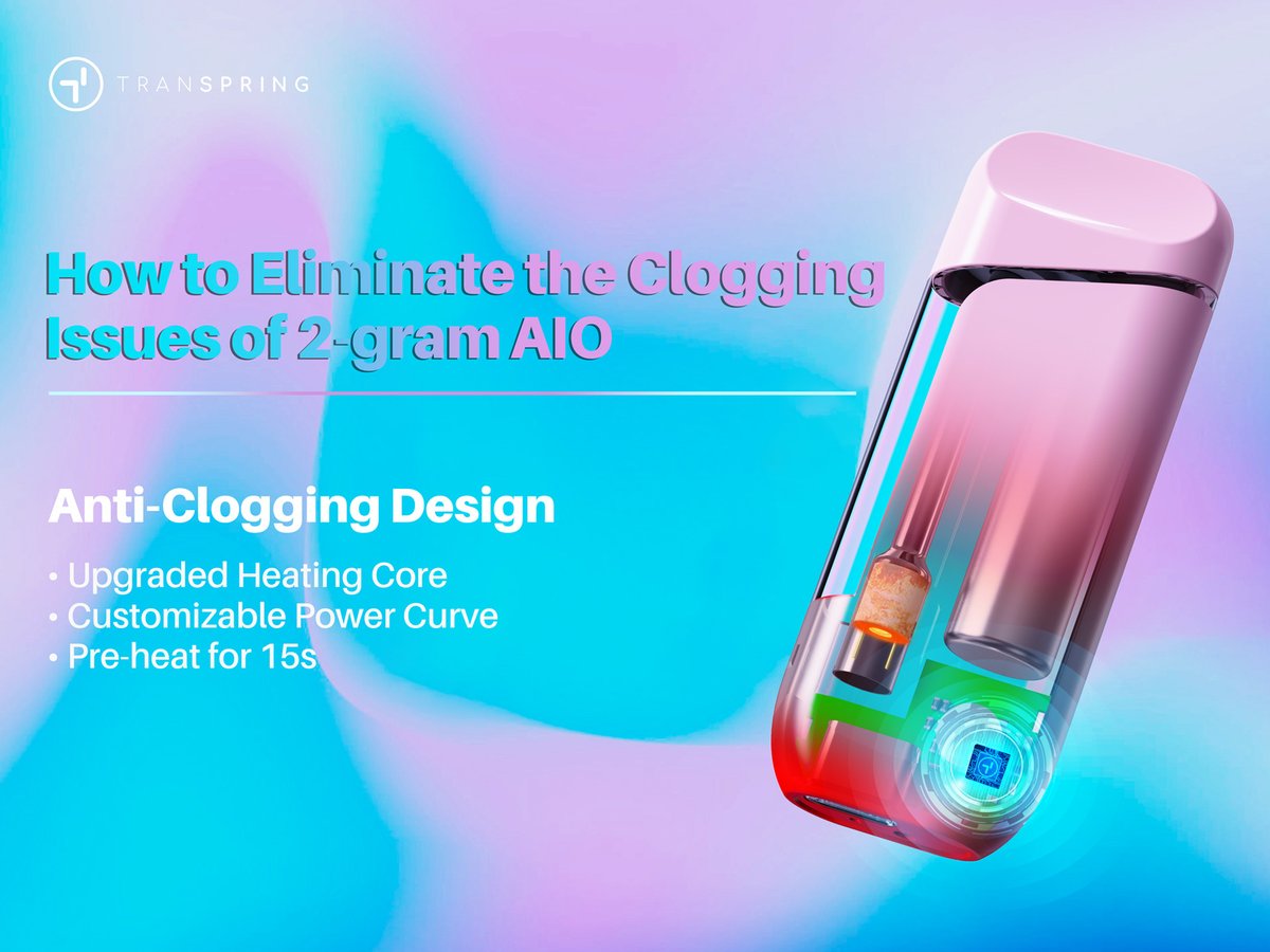 TranspringHQ's tweet photo. ✨ Zero clogs. All #GLOW. ✨
With a multi-layer anti-clog design, no more furious shaking, desperate poking, or awkward blowing. Just smooth, consistent hits from start to finish.
.
.
.
#clogging #OEM #ODM #disposable #AllInOne #notariff #2gram #factorydirect #chinafactory https://t.co/Jce1Zk8dea