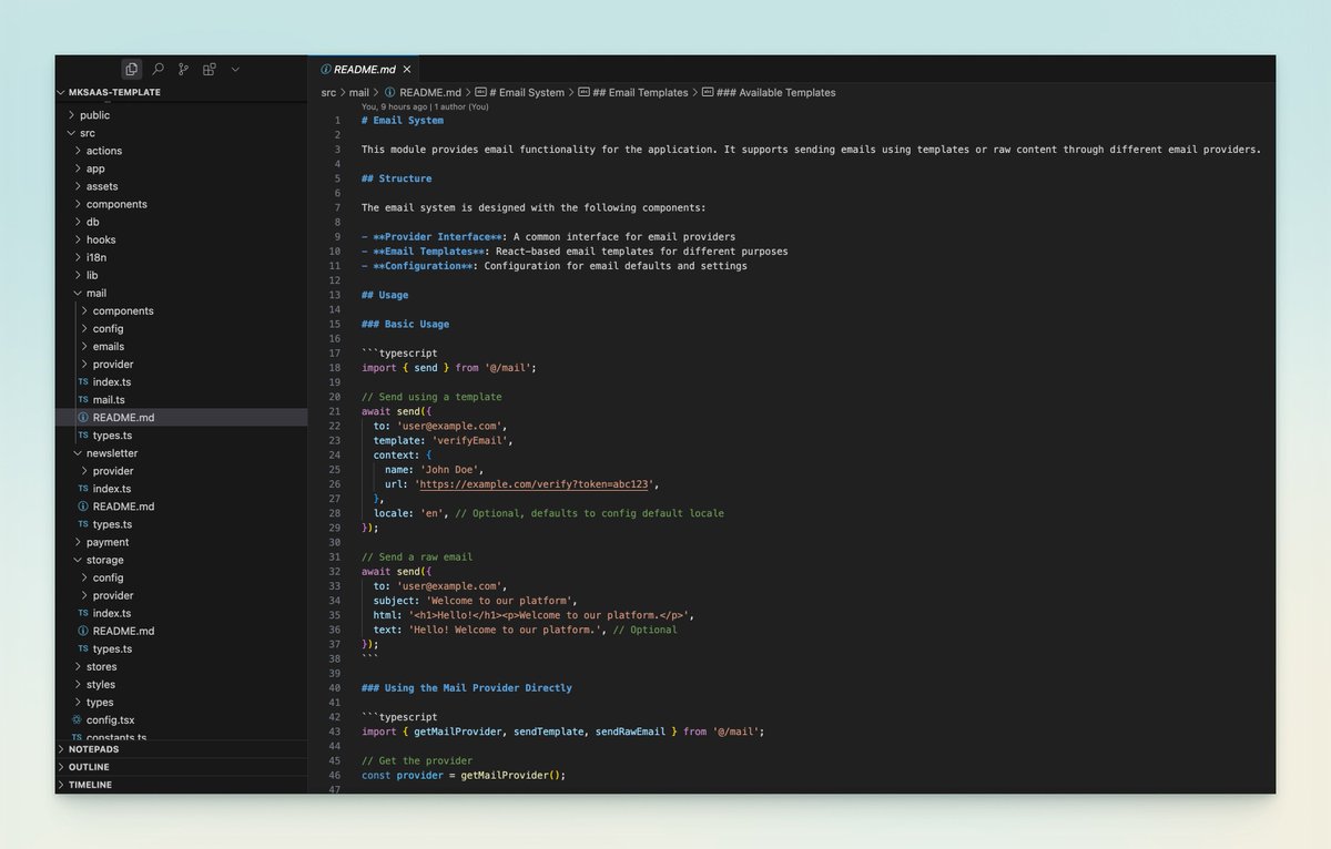 indie_maker_fox's tweet image. 🔥 Cursor 开发最佳实践

- 确定依赖，通过package.json生成project rules，放在 .cursor/rules下
- 模块开发，每个模块归档份 README，总结功能、接口和使用方式
- 小步快跑，每次只开发一个功能，代码遵循最佳实践，不搞黑科技

通过上述流程，MkSaaS 模板的代码和文档逐渐完善，AI很少出现幻觉 👇