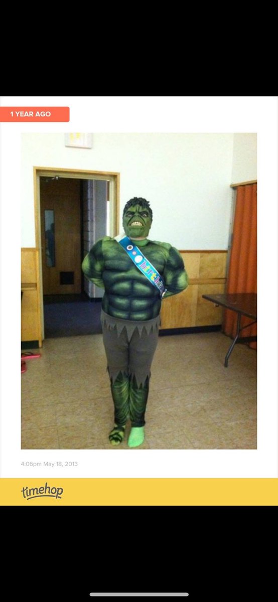 I always say “I’m a little autistic but not much” 

Guys my 16th birthday party I had a costume party and I dressed up as the hulk and had a birthday sash