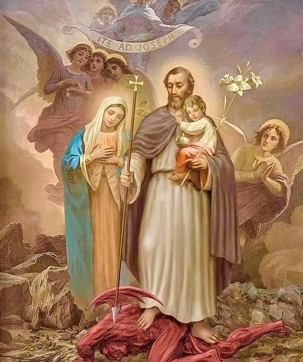 patergongora's tweet photo. San José, Custodio de la Sagrada Familia y Patrón de la Iglesia Universal, ruega por nosotros. https://t.co/YLIvolLcab