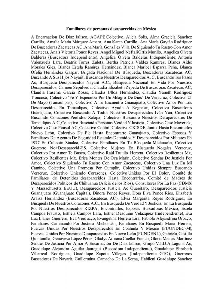 Don_Mondragon's tweet photo. Aquí la respuesta de colectivos de familiares a la propuesta de Claudia Sheinbaum. Tomo las imágenes de la página de FB de Huellas de la Memoria, quienes han pedido difusión. Por favor ayuden a compartir. 1/2

#Teuchitlan #TeuchitlanNuncaMas #LutoNacional https://t.co/dhcELDsQb6