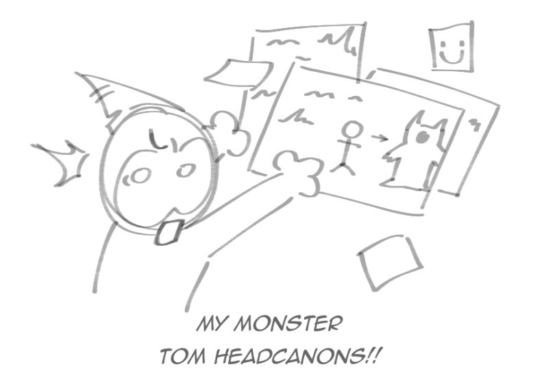 sirser99's tweet image. My sillay monster Tom headcanons!! #eddsworld