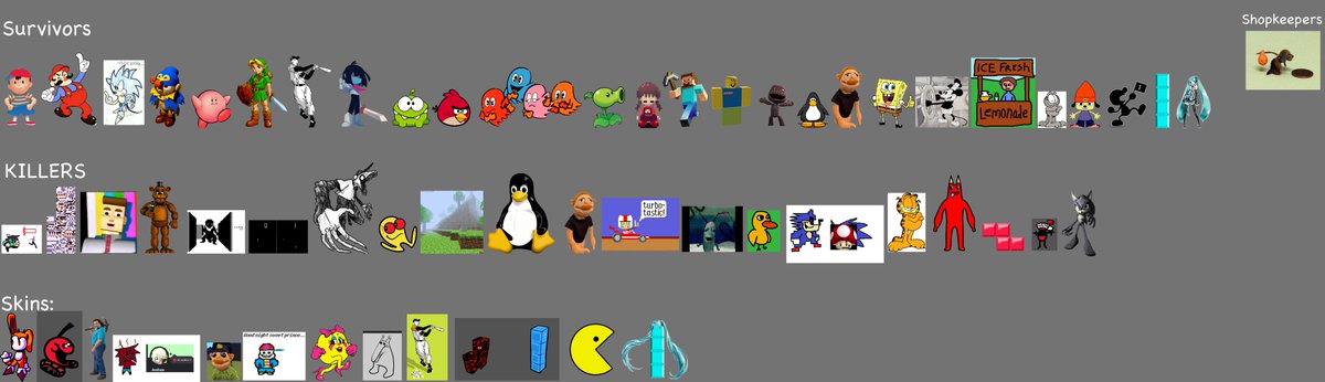 supergioanim_'s tweet photo. Hey guys! Me and my friends had an amazing idea for a Roblox game!!! It's called "Retro-Bution". Here is a roster of the characters we came up with. #ROBLOX #RetroBution @MsLoudette @Pumkin_Eater499 https://t.co/uOI0Jy0pfX