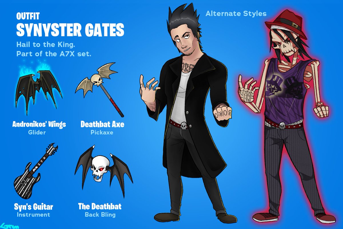 emowerewolfbf's tweet image. okay so like here me out epic  #a7x