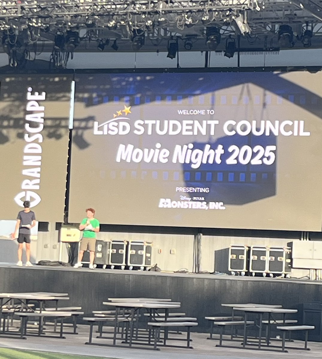 Dr. Shawna Miller (@shawnamiller03) on Twitter photo Fun night and for 2 great causes- <a href="/GrandscapeTX/">Grandscape Texas</a> Movie Night with all 5 <a href="/LewisvilleISD/">Lewisville ISD</a> HS. Thx to the HS student council reps for helping make it happen. #AdoptAnAngel #Back2SchoolFair #onelisd Fun night and for 2 great causes- <a href="/GrandscapeTX/">Grandscape Texas</a> Movie Night with all 5 <a href="/LewisvilleISD/">Lewisville ISD</a> HS. Thx to the HS student council reps for helping make it happen. #AdoptAnAngel #Back2SchoolFair #onelisd