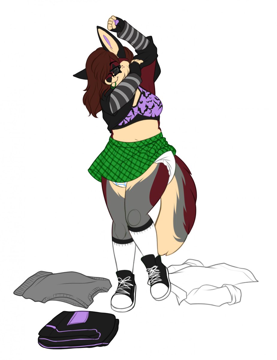 Nova getting changed out of uniform into her more goth/punk aesthetic~
Sketch Comm for Powhatan!
♥ Website: minettefraise.carrd.co