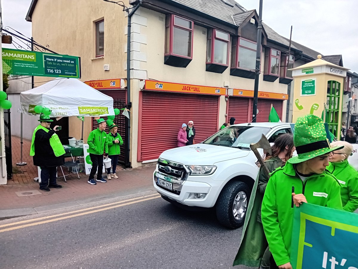 We had a great day at the St Patricks Day parade in Arklow. Thank you Waddington Arklow for the use of the vehicle for our display.