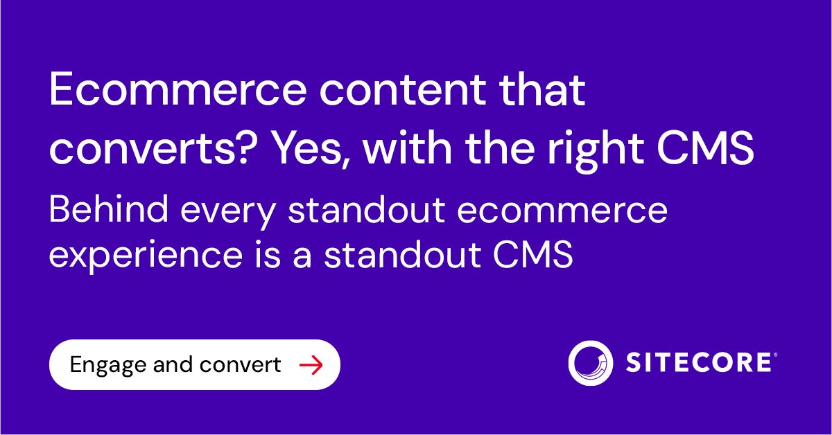 Behind every jaw-dropping ecommerce experience is a CMS that's doing the heavy lifting. But with so many options out there, how do you pick the right one? Our latest insights article is like a cheat sheet for you. 

It’s time to engage and convert: siteco.re/4c1pqH1
#CMS
