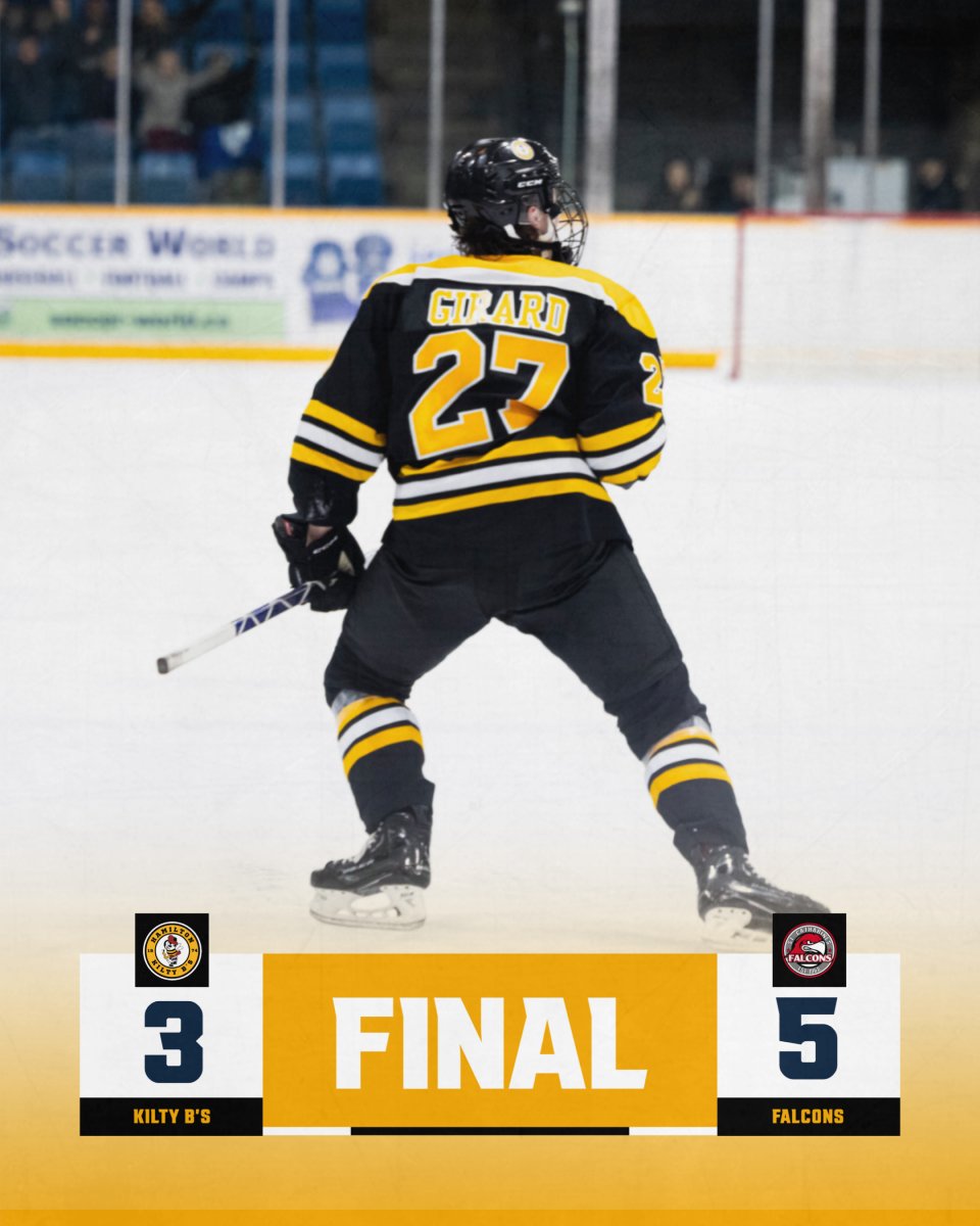 Falcons take the lead in Round 1.

Back Thursday for Game 4 at Mountain Arena.

🚨Gianmarco Caringi

🚨Spencer Jon Gendall

🚨Jack Seney

#GOJHL | #HamONT