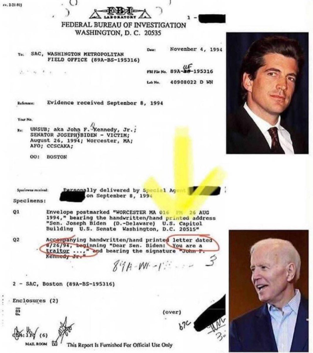 One thing you need to know:

Joe Biden - TRAITOR.