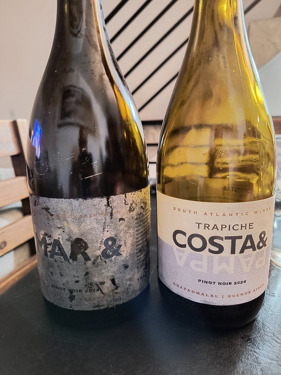 Costa (Mar) &amp; Pampa 2014
Costa &amp; Pampa 2024
Impensado años atrás  estar comparando vinos con 10 años de diferencia de Mar del Plata. Vinazos!
#pinotnoir