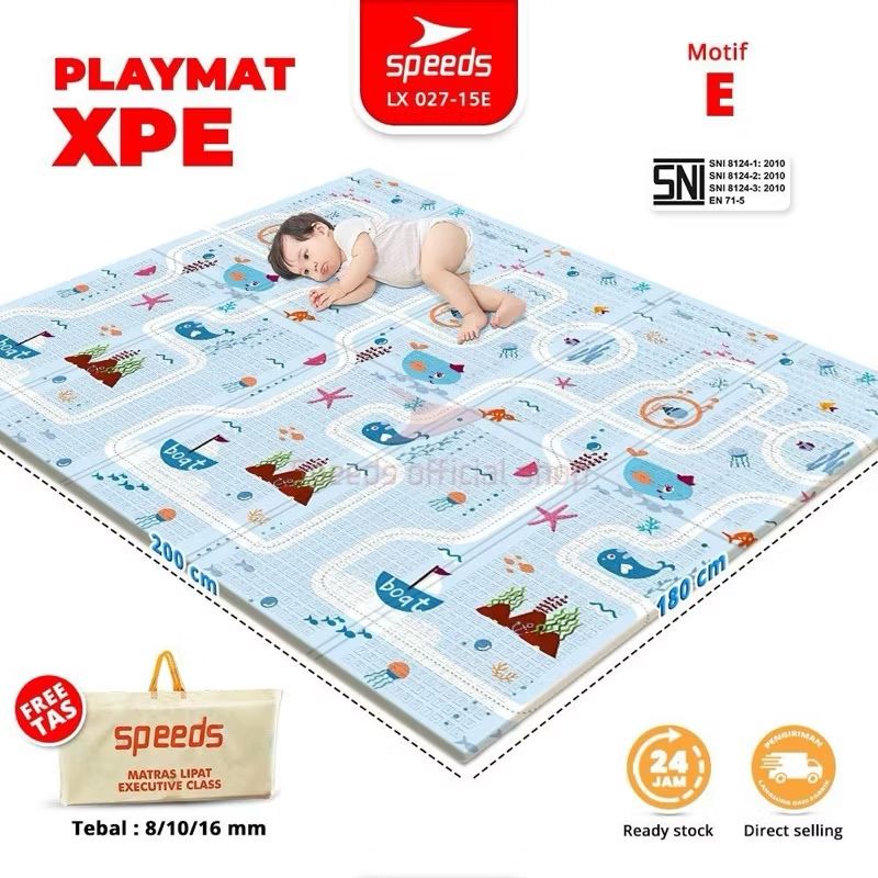 tiwisitepu's tweet photo. Cek SNI SPEEDS Matras Bayi 180x200 cm Playmat Bayi Karpet Lipat Anak/Bayi Tikar Lipat Foam Matras Playmate Bayi/playmate 180x200/Karpet Anak 027-15 dengan harga Rp60.450. Dapatkan di Shopee sekarang! https://t.co/xVBMxoHUrP https://t.co/OqlKPFLSqg