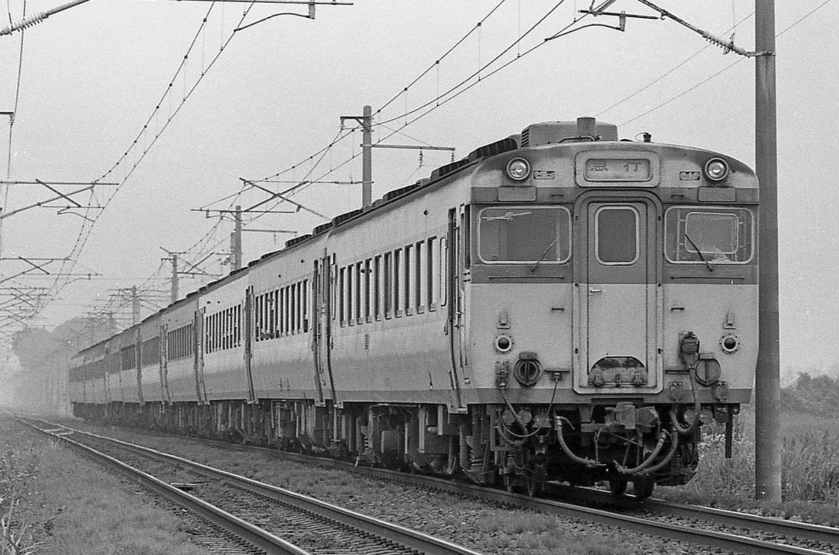 国鉄常磐線 EF80の時代』 ◇1981. 7. 7 常磐線 赤塚～内原 キハ28・58