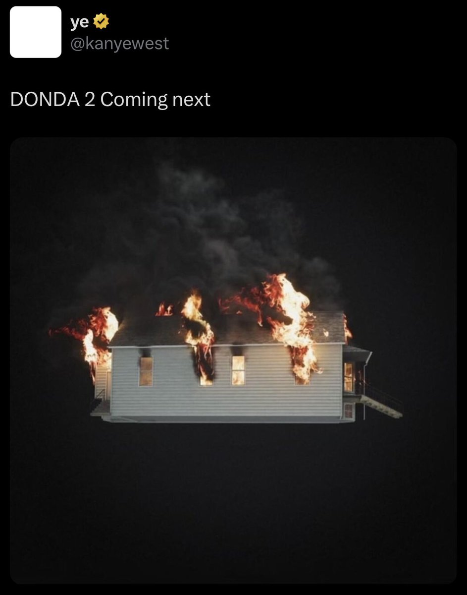 👤 YE

💿 DONDA 2

🗓️ “COMING NEXT”