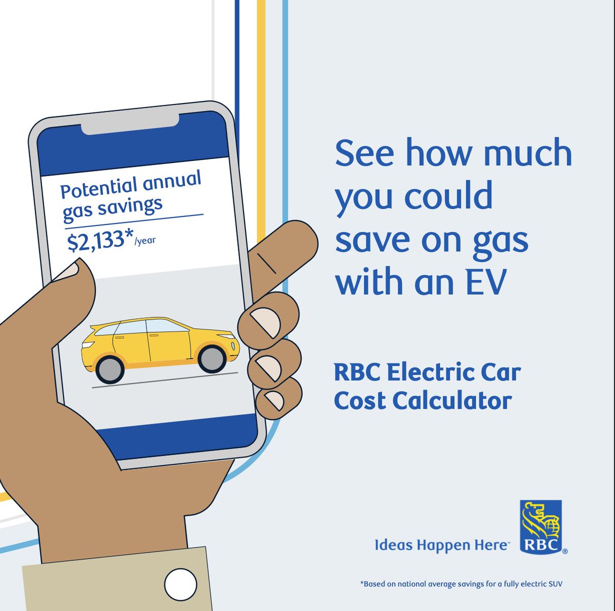 VanAutoShow's tweet photo. Thinking of going electric? Try the @RBC Electric Car Cost Calculator. In just minutes, see how much you could save on gas. Then head to the #VIAS to test drive an EV in-person. 
https://t.co/FaMxB7IPC9  

#VanAutoShow #VancouverAutoShow #EV #electricvehicle https://t.co/B59ZZWbDNg