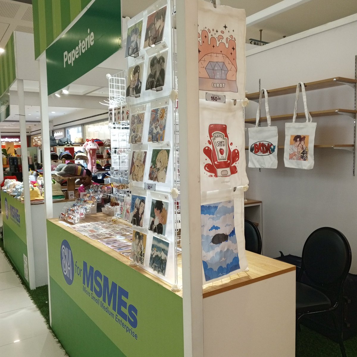 Papet3rie's tweet photo. Our booth is now open at SM San Jose del Monte, Bulacan 🎀

Visit us on the Lower Ground Floor in front of Chowking.

New fanarts and original arts and crafts are up for grabs at very affordable prices. https://t.co/tld3l8Ju98